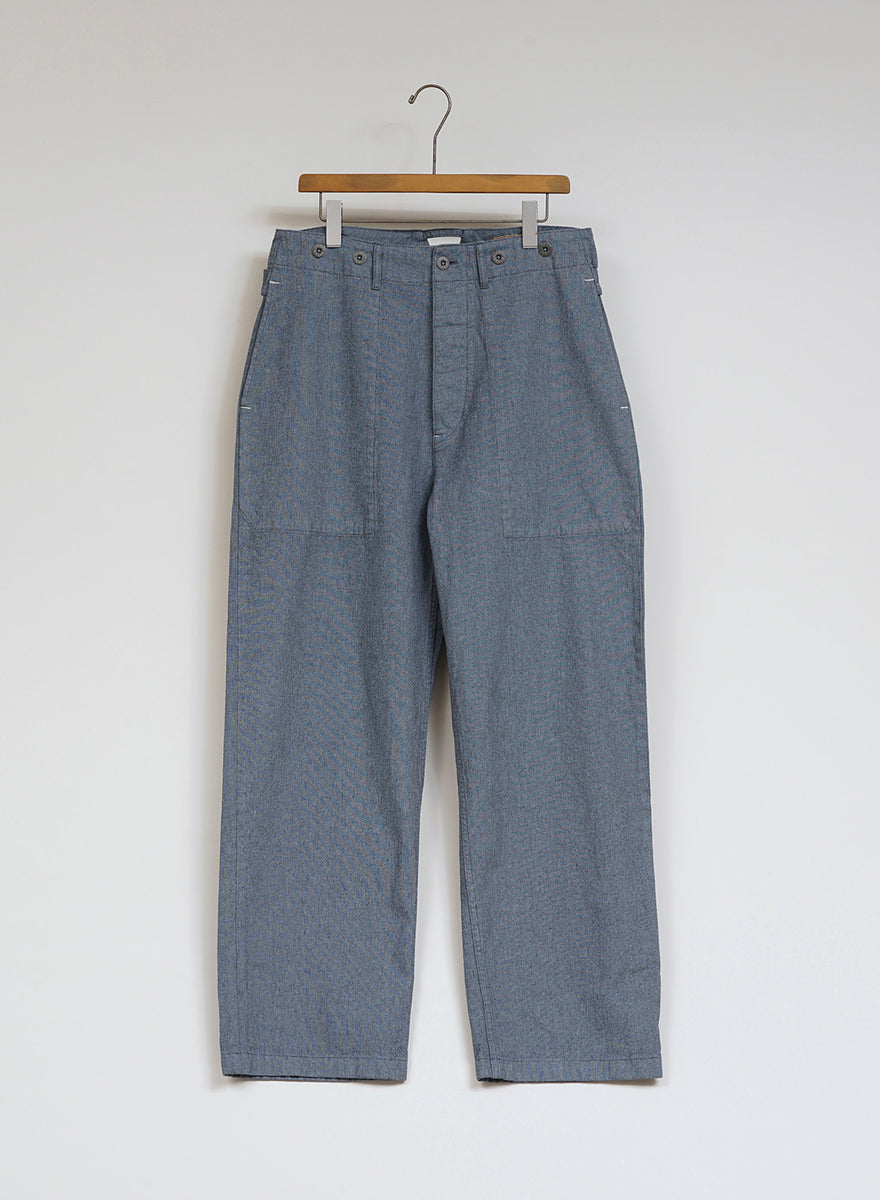 New Workwear Pant Broken Twill in Washed Blue – Nigel Cabourn
