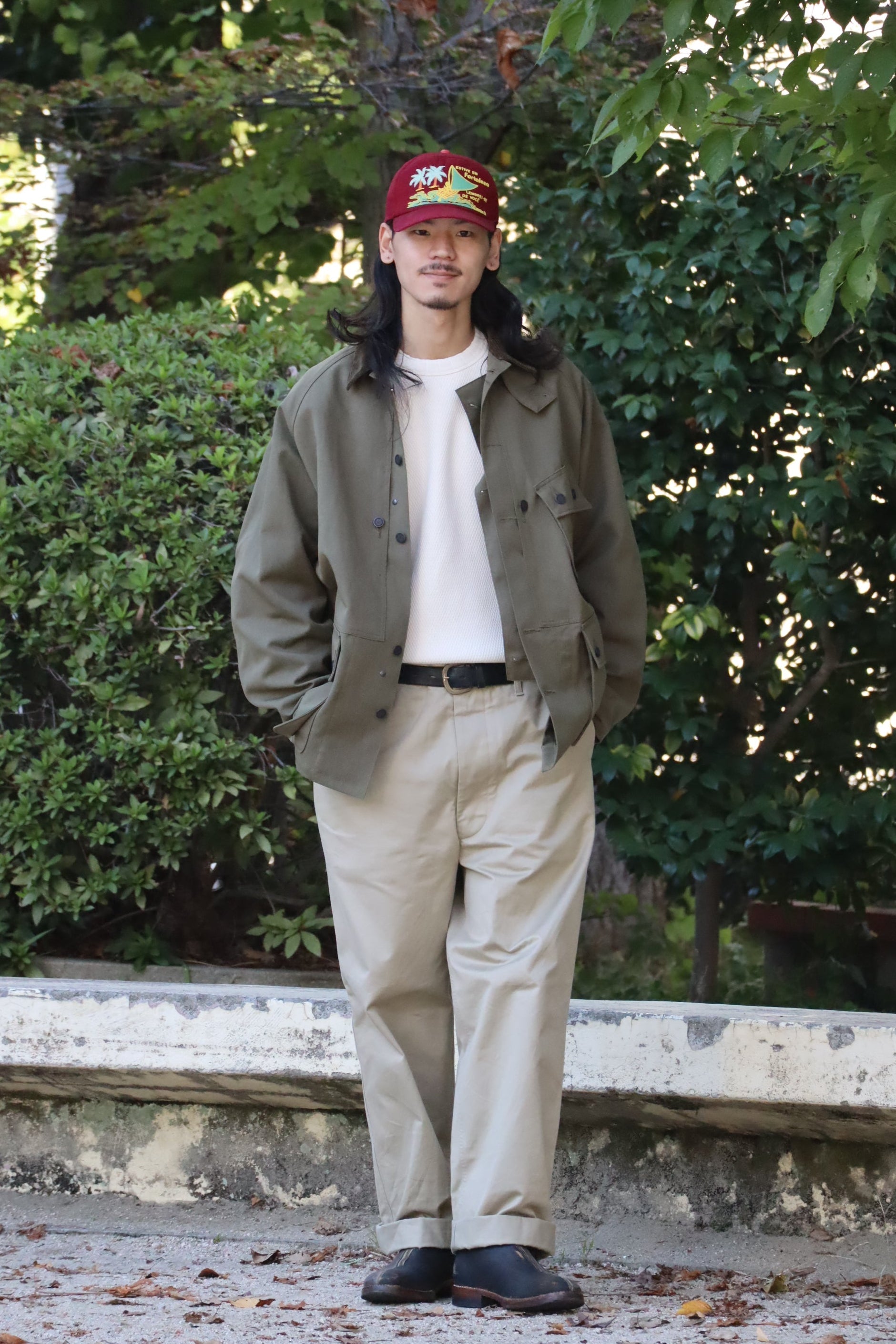 Nigel Cabourn　BASIC MILITARY CHINO　オリーブ Nigel Cabourn - New Basic Chino Pant in Green – gravitypope