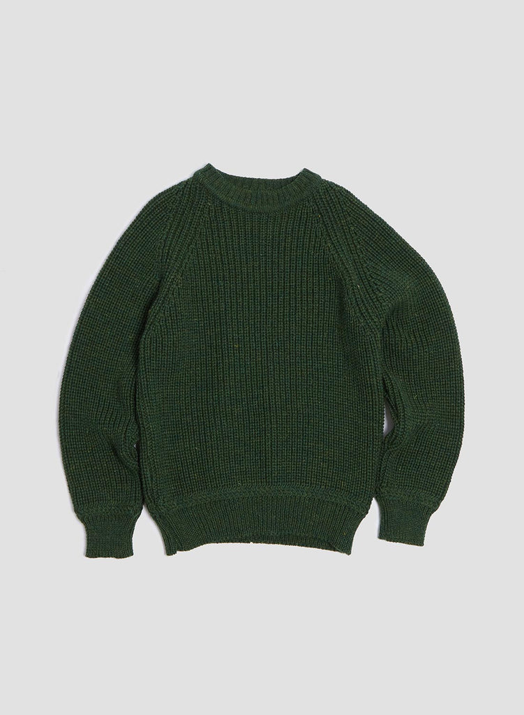FISHERMAN SWEATER IN CELTIC GREEN