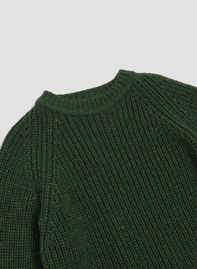 FISHERMAN SWEATER IN CELTIC GREEN