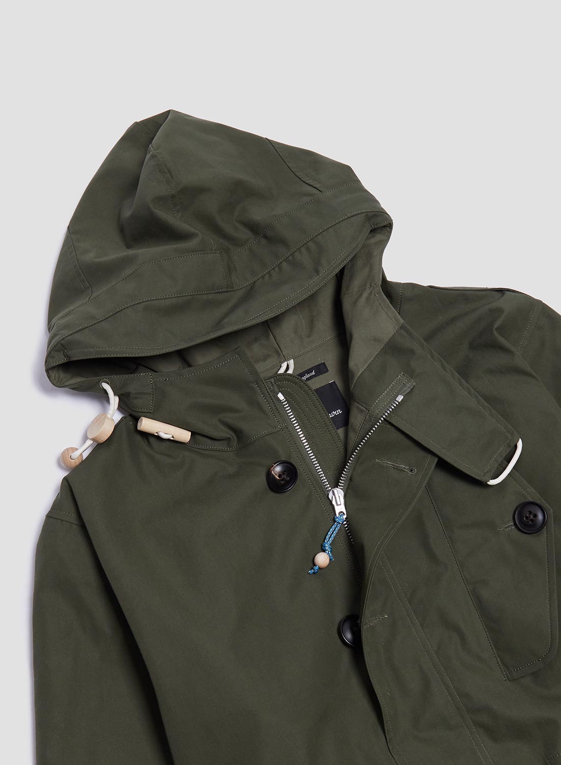 Cold Weather Parka in Olive Nigel Cabourn