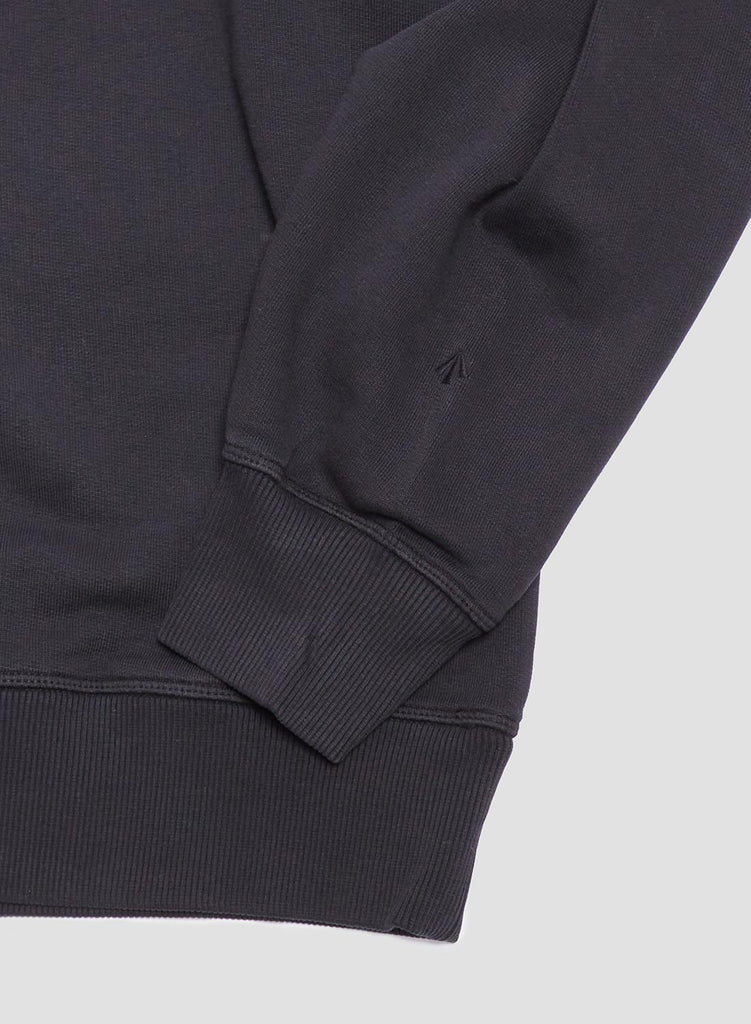 Embroidered Arrow Crew in Black