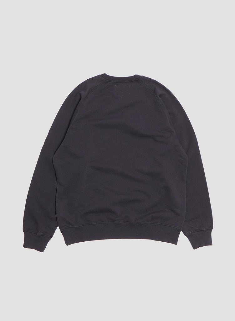 Embroidered Arrow Crew in Black