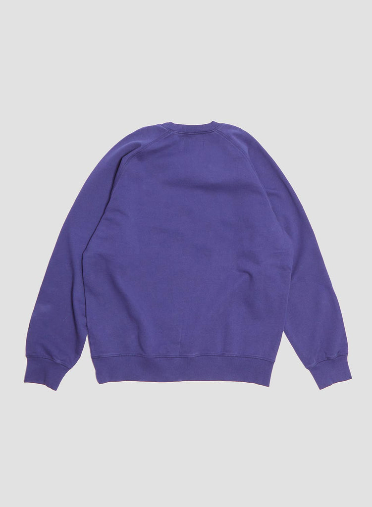 Embroidered Arrow Crew Sweatshirt in Royal Blue