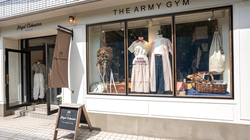 Nigel Cabourn WOMAN THE ARMY GYM NAKAMEGURO STORE