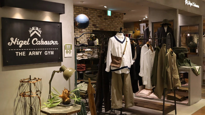 Nigel Cabourn THE ARMY GYM LUCUA OSAKA STORE