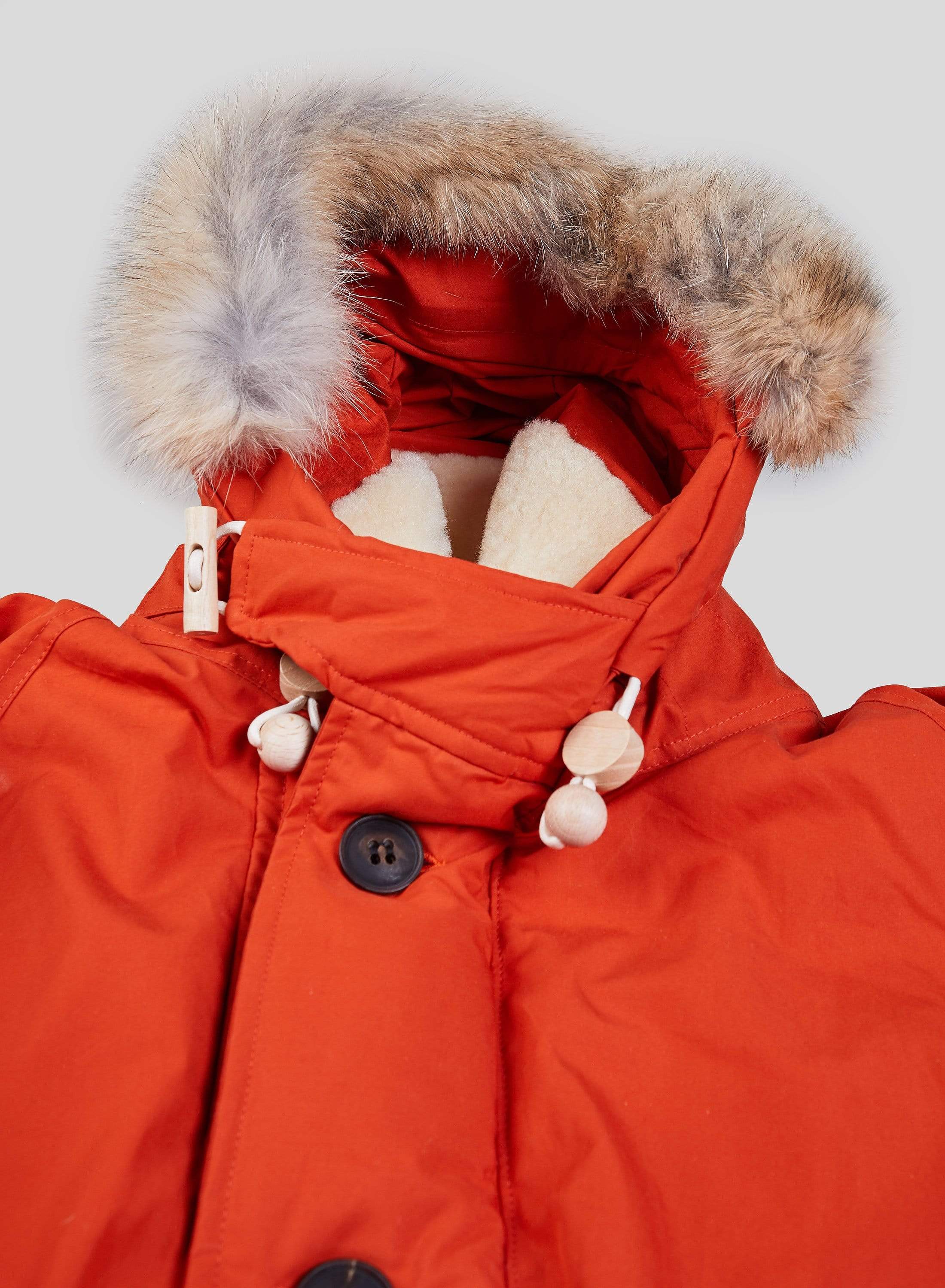 Everest Parka in Orange Nigel Cabourn