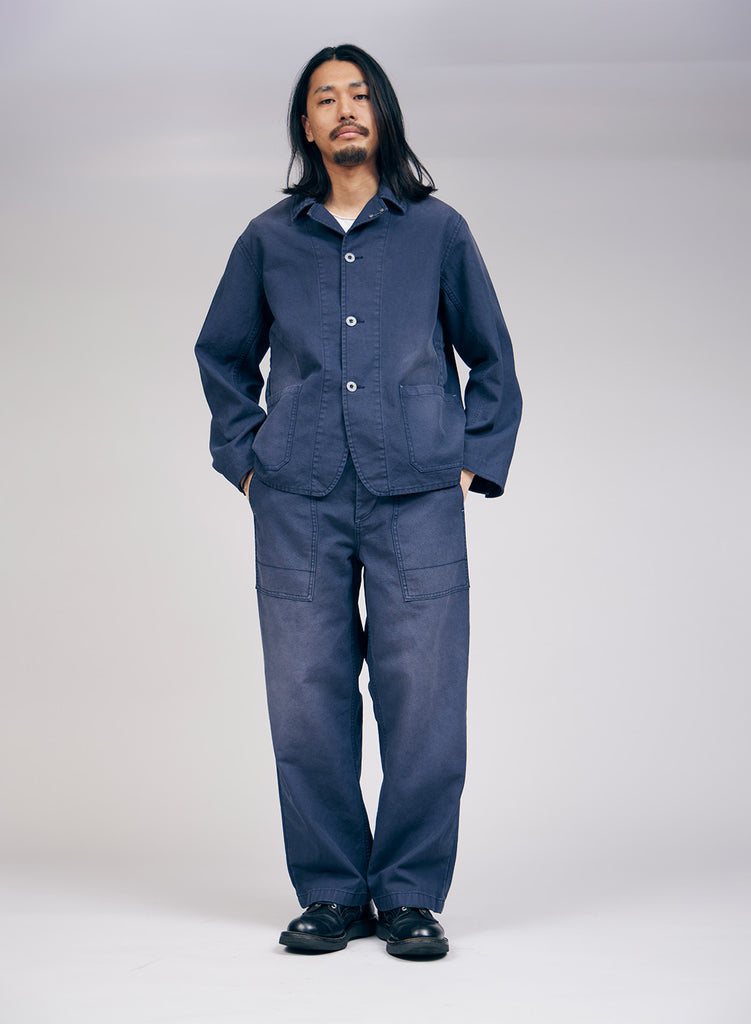 Carpenter Pant Canvas in Black Navy