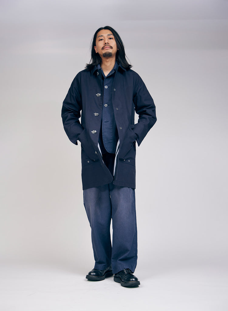 Factory Mac in Black Navy