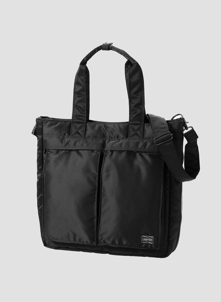 PORTER-YOSHIDA & CO TANKER 2WAY TOTE BAG BLACK