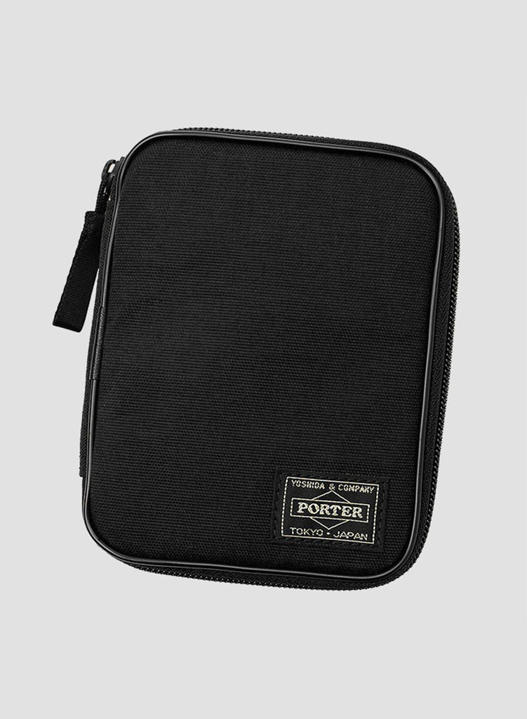 PORTER-YOSHIDA & CO HYBRID PASSPORT CASE BLACK