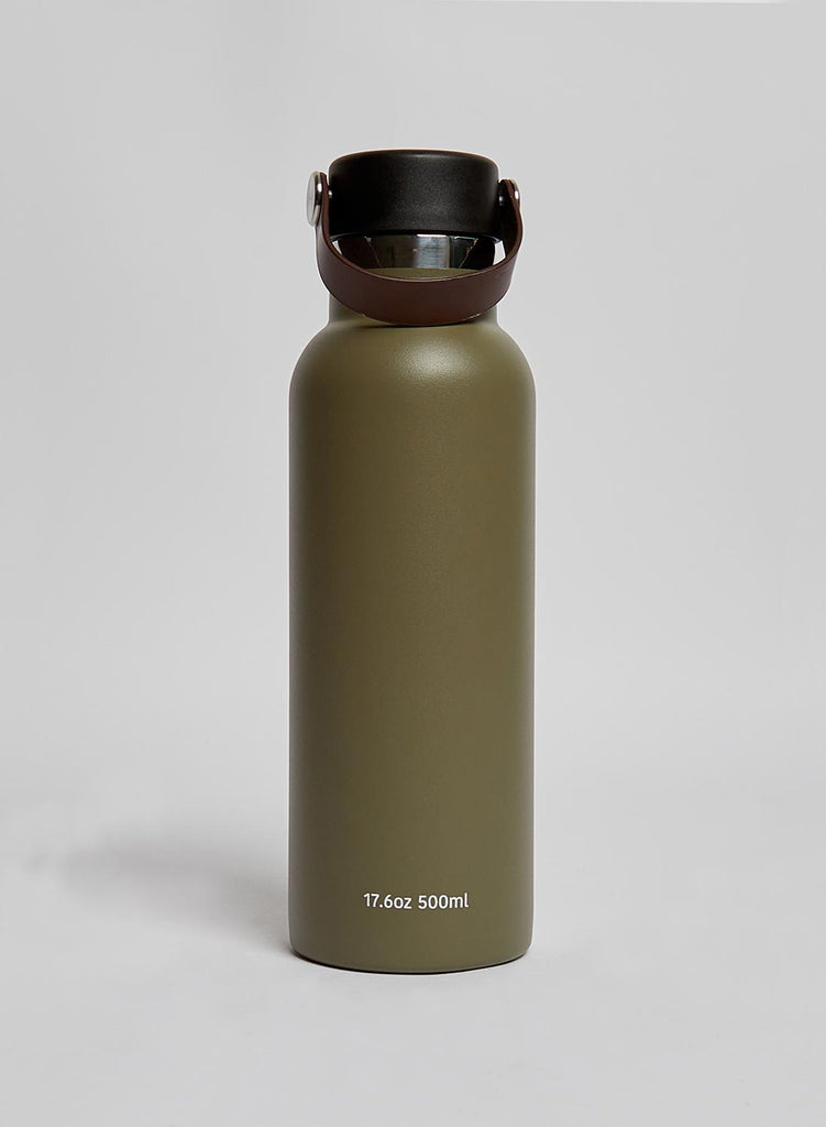 Stainless Steel Water Bottle in Army Green