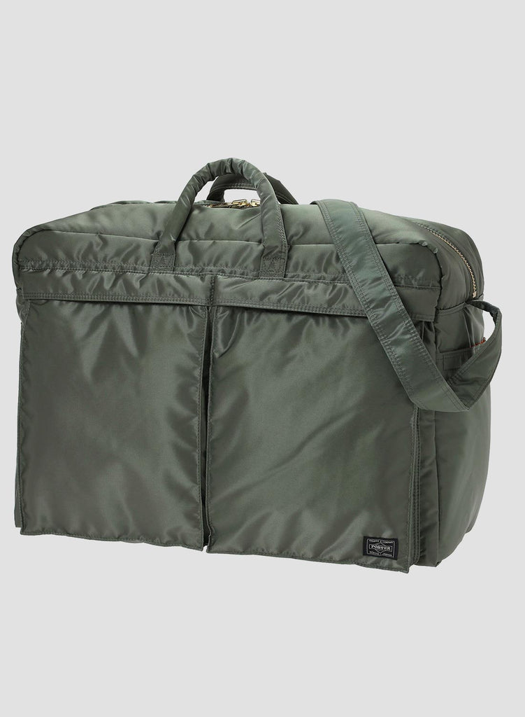 PORTER-YOSHIDA & CO TANKER 2WAY DUFFLE BAG (S) SAGE