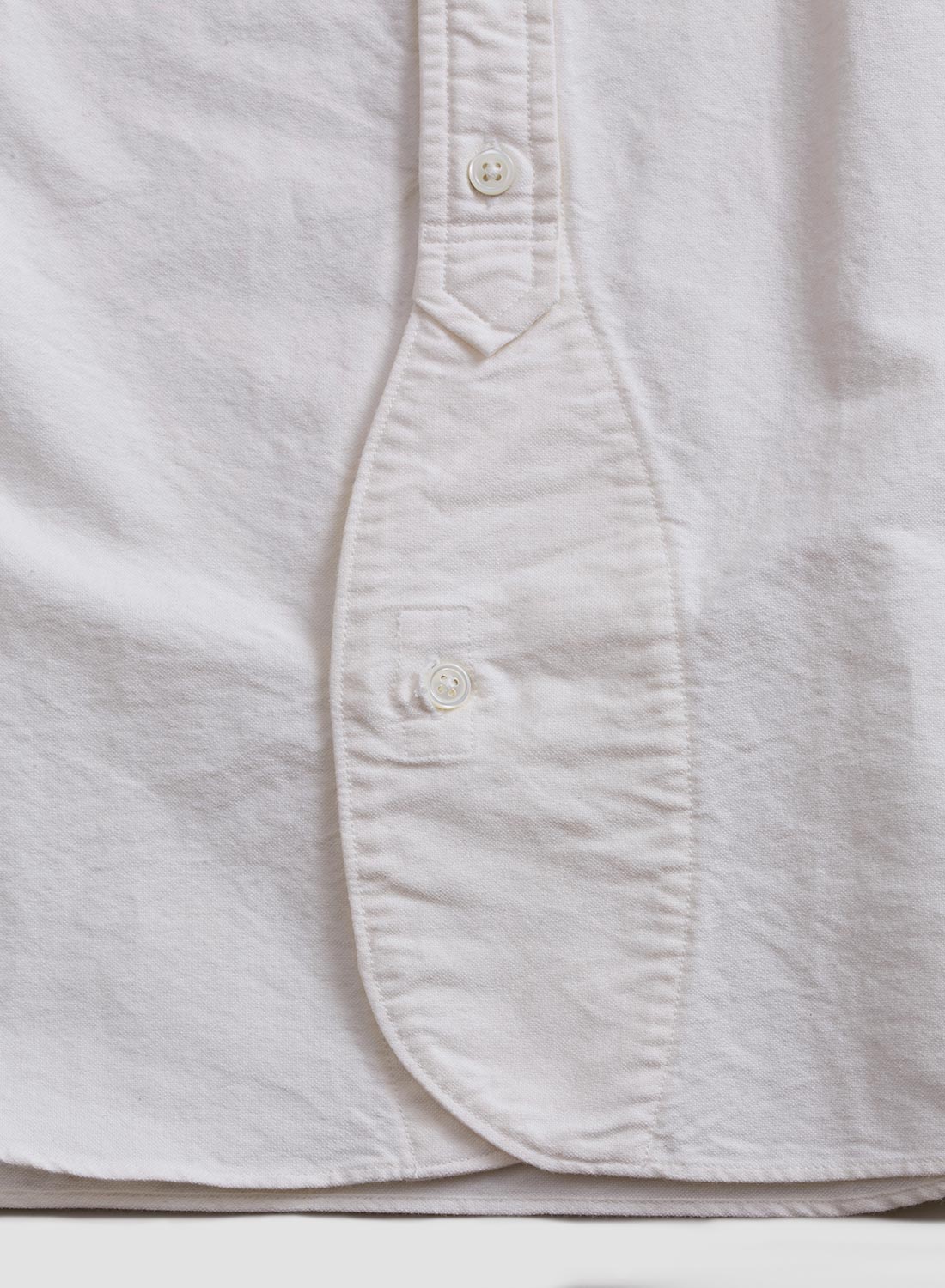 British Officers Shirt in White – Nigel Cabourn