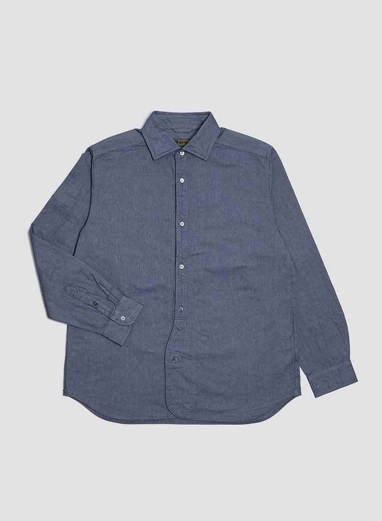 British Officers Shirt in Navy