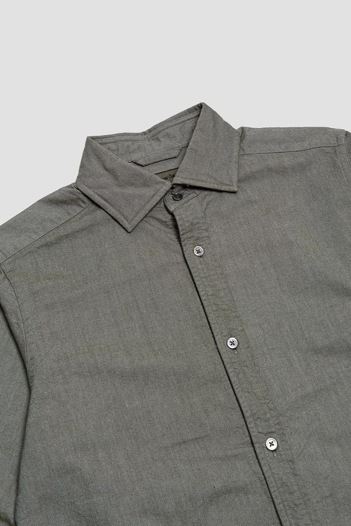 British Officers Shirt in Dark Green