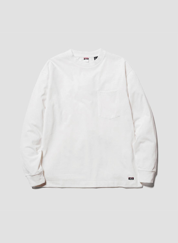 Nanga Eco Hybrid Daily Long Sleeve Tee in White