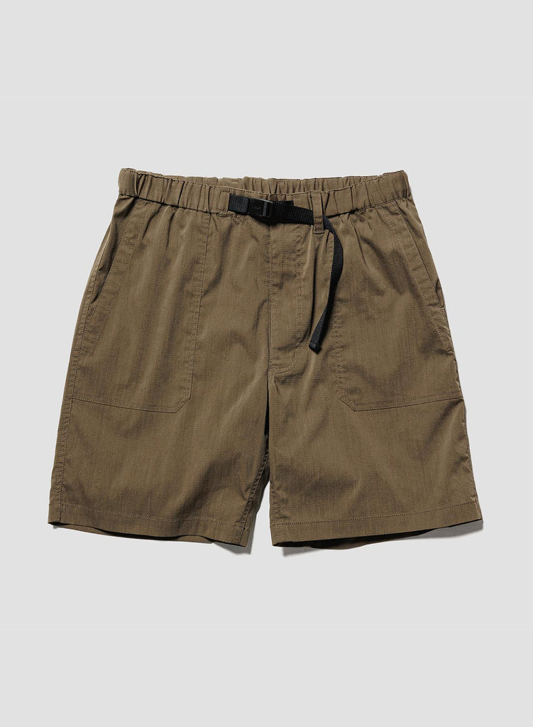 Nanga Takibi Ripstop Field Shorts in Army Green