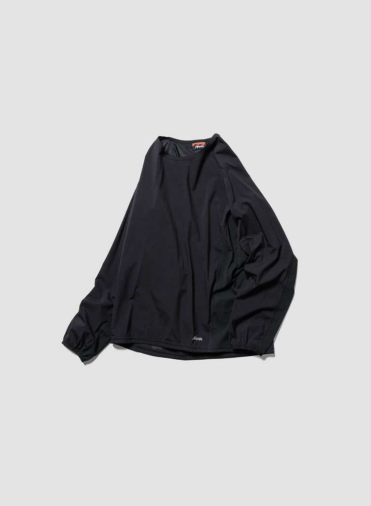 Nanga Hybrid Tech Hike Long Sleeve Top in Black