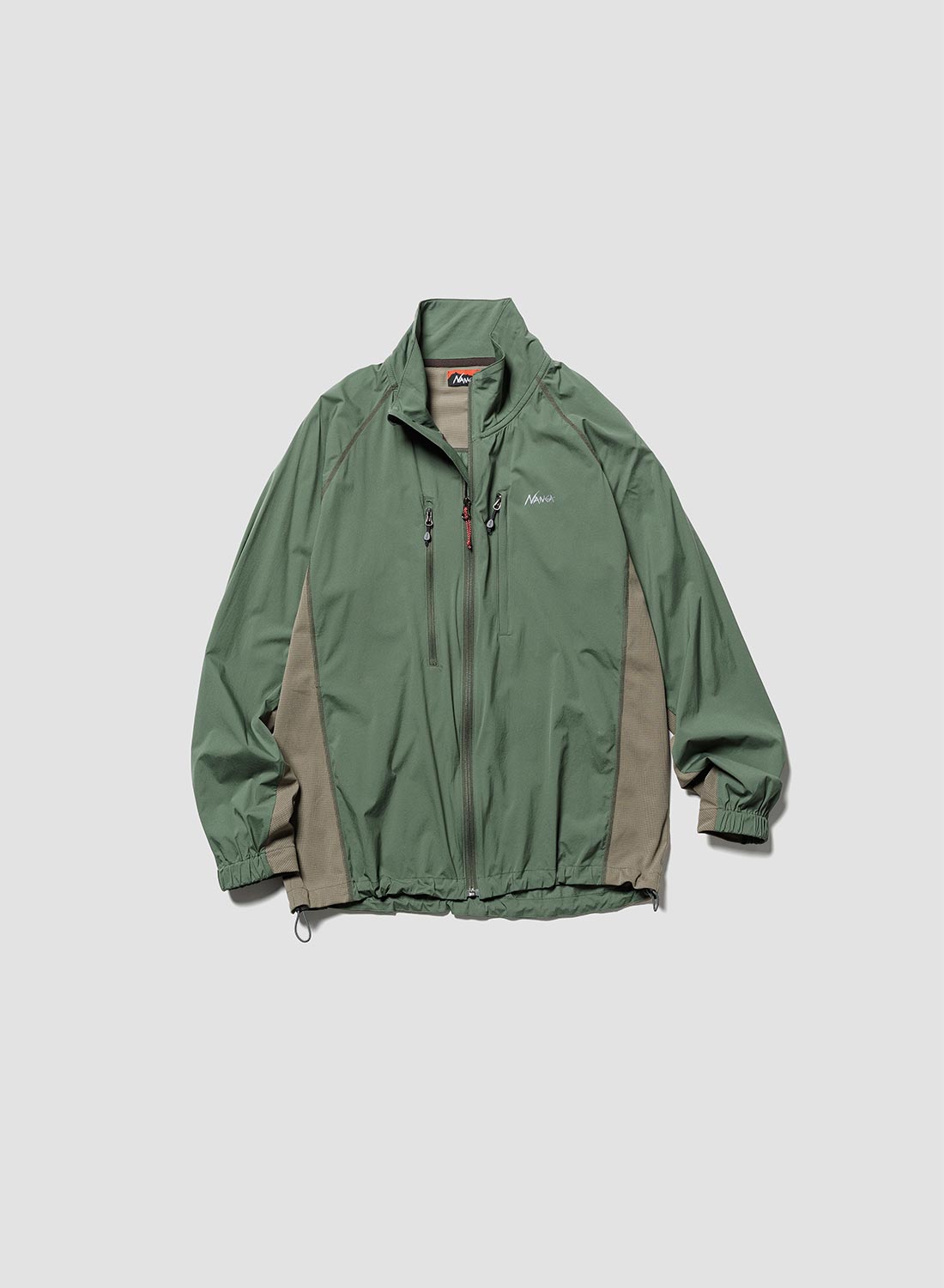 Nanga Hybrid Tech Hike Zip Blouson in Khaki