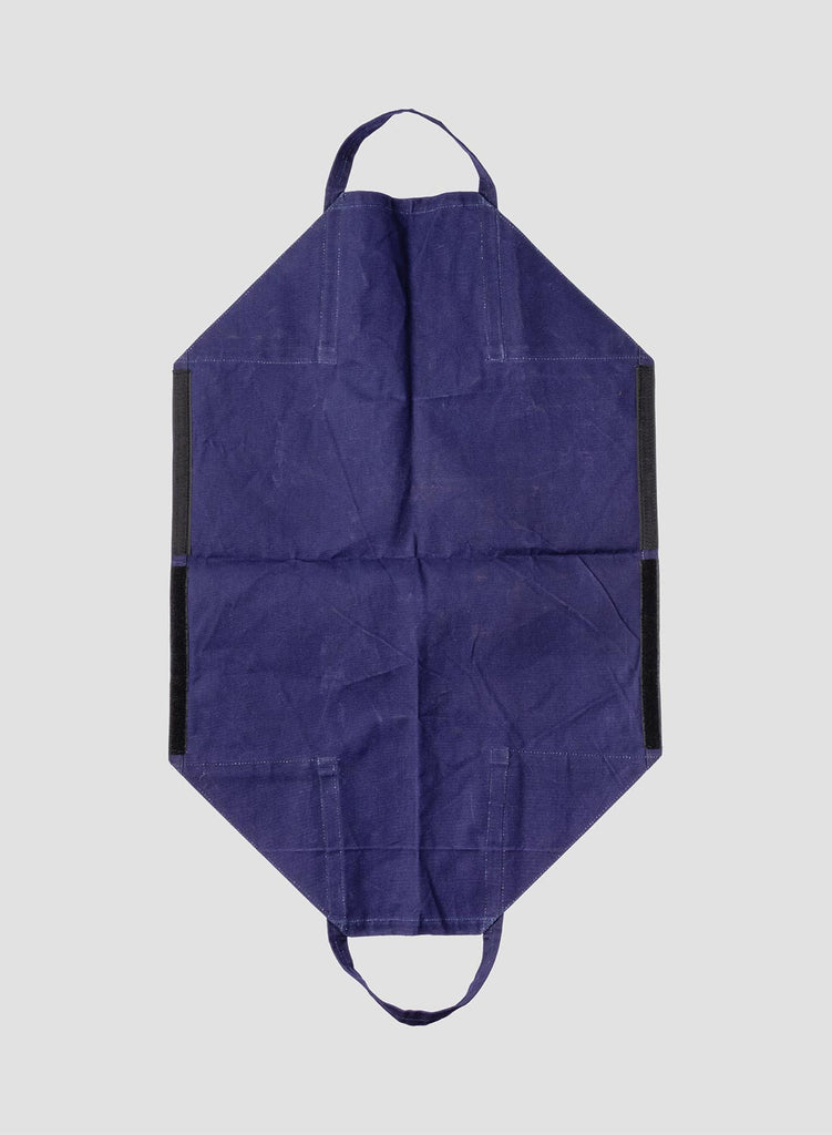 Puebco Canvas Firewood Carrier in Navy Blue