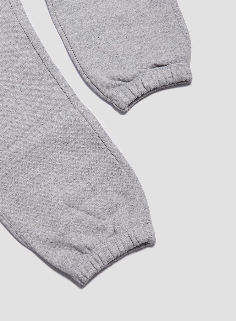 Embroidered Arrow Sweat Pant in Grey Marl