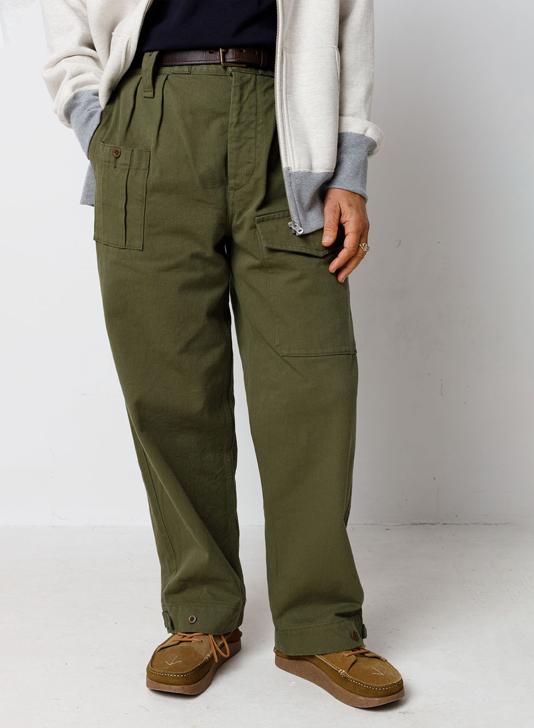 色…ダークオリーブBRITISH ARMY PANT - BACKSATIN