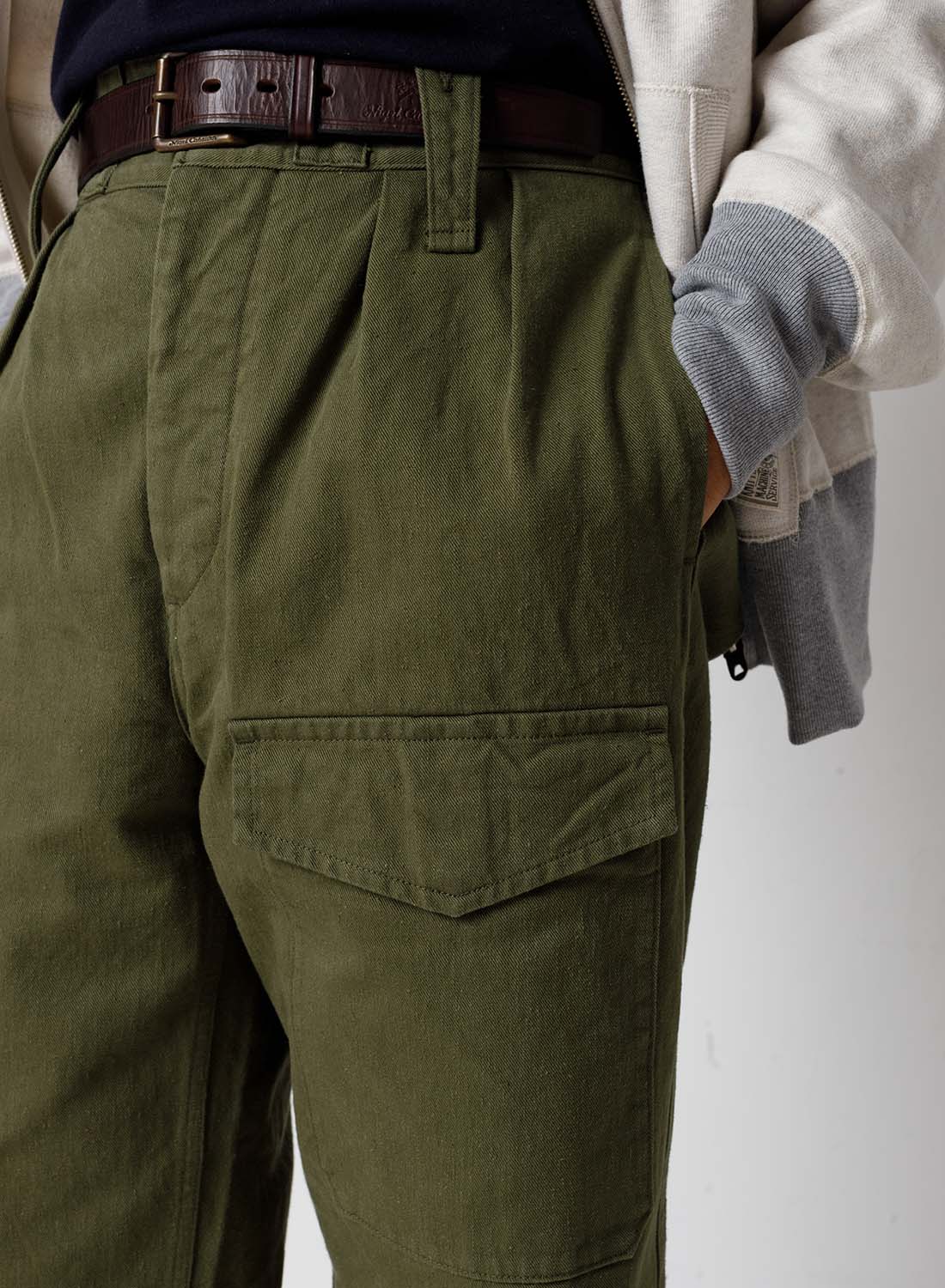 British Army Pant Vintage Twill in Green