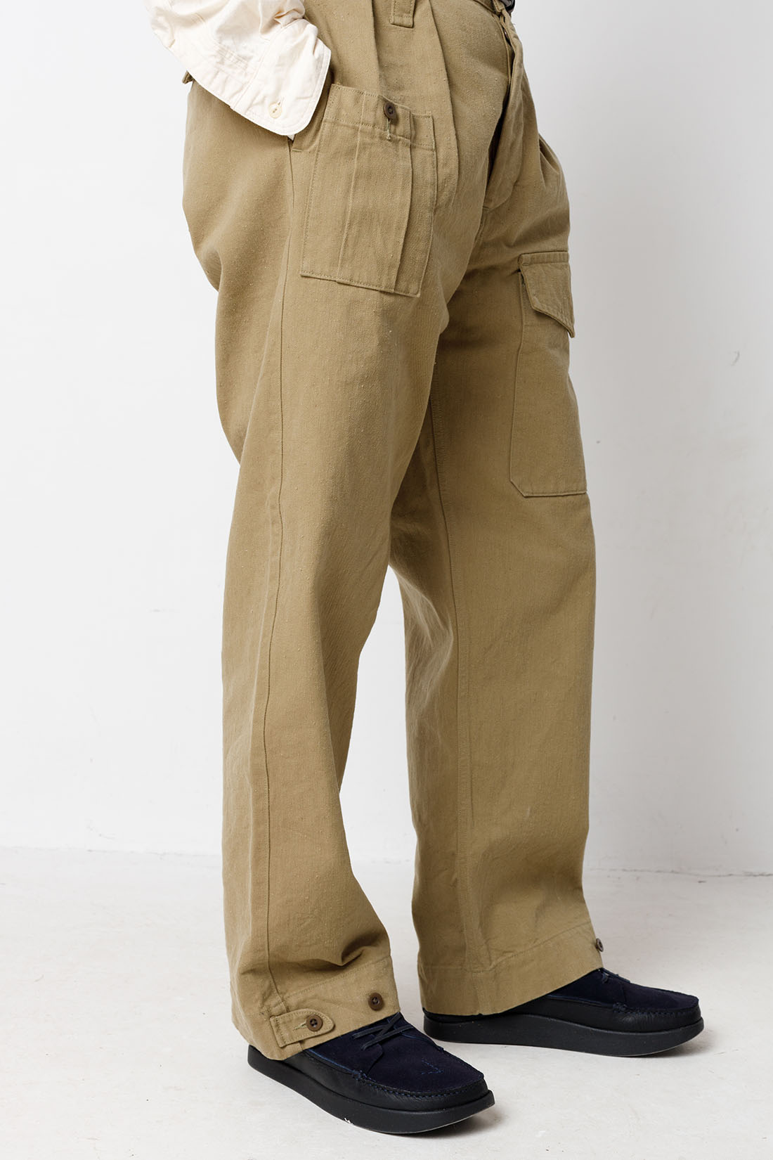 British Army Pant Vintage Twill in Khaki – Nigel Cabourn