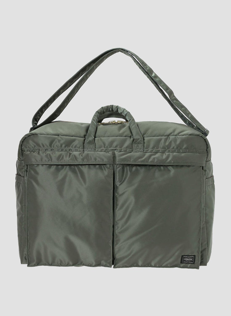 PORTER-YOSHIDA & CO TANKER 2WAY DUFFLE BAG (S) SAGE