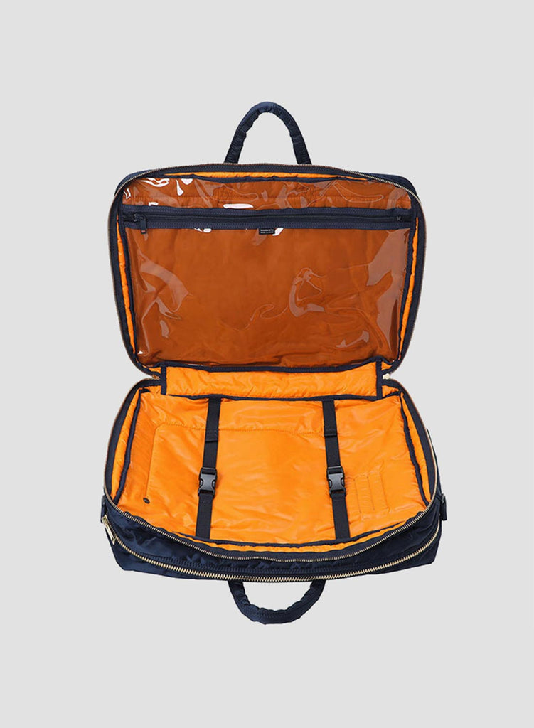 PORTER-YOSHIDA & CO TANKER 2WAY OVERNIGHT BRIEFCASE IRON BLUE