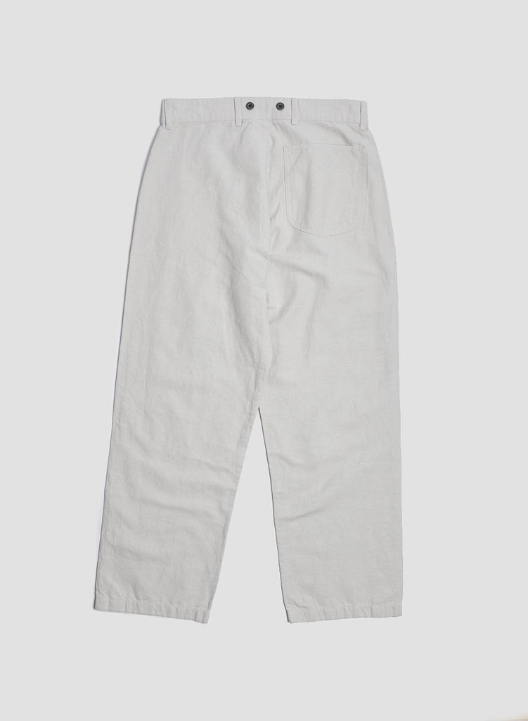 Carpenter Pant Cotton Linen in Off White