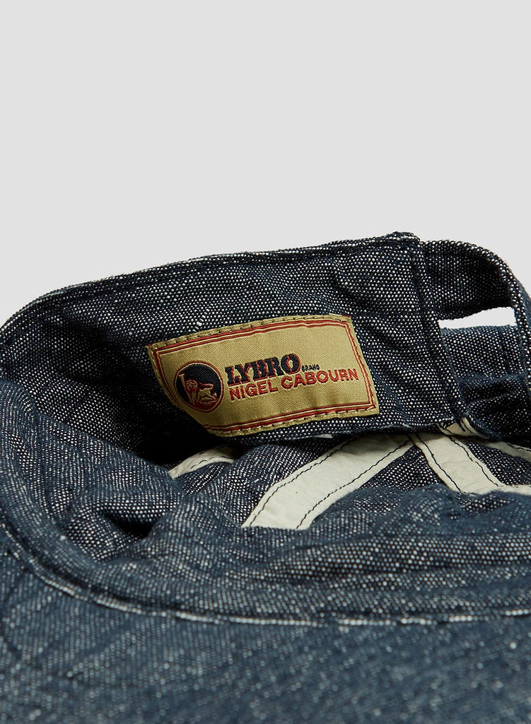 Mechanics Cap (Cotton/Linen) in Black Navy