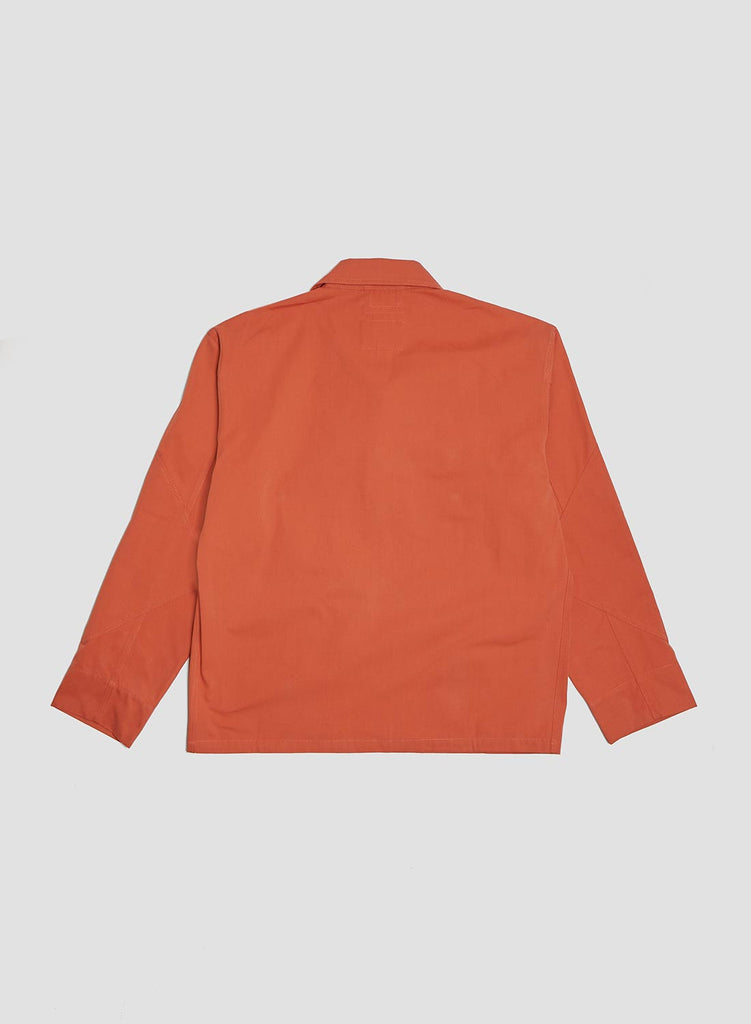 Flight Shirt Jacket In Orange